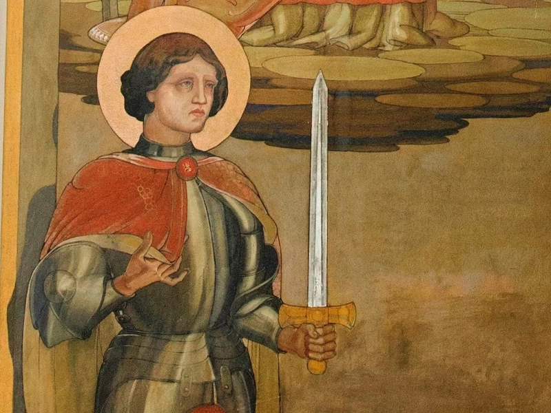 1898-Tito Chini - San martino con spada